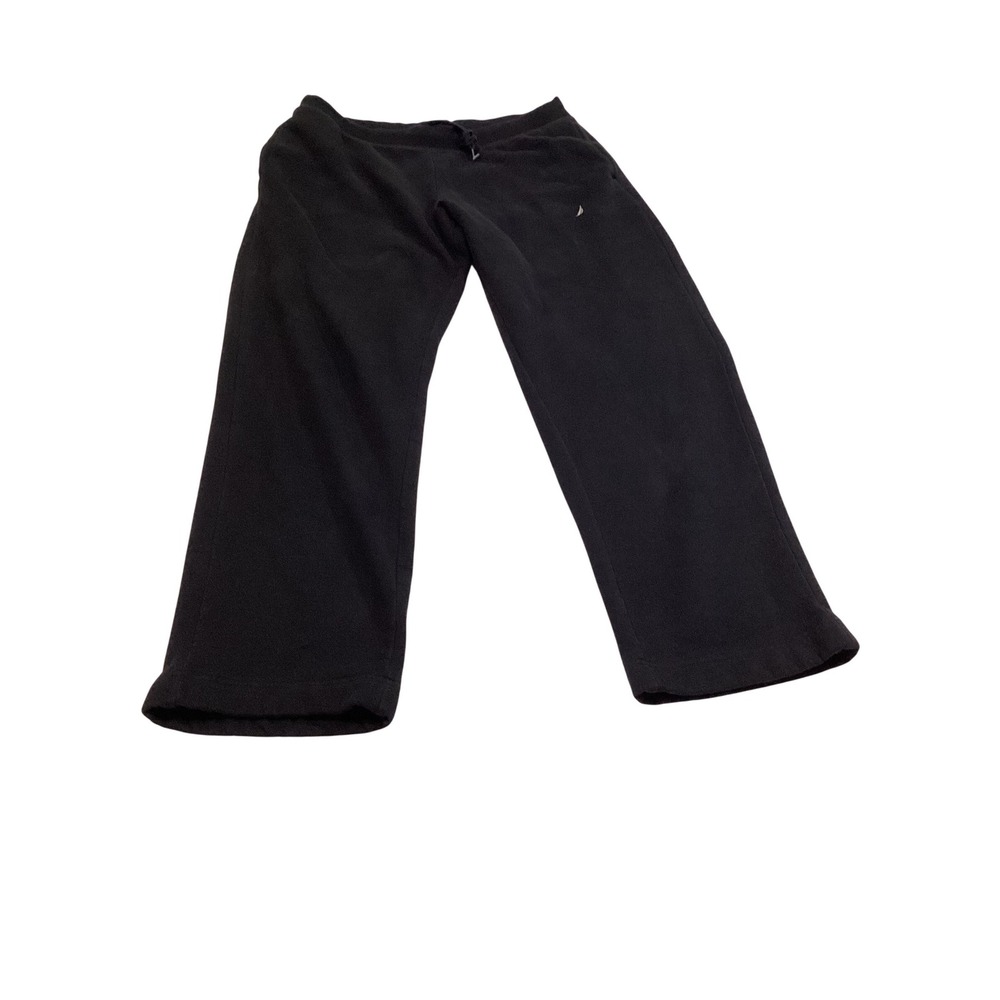 Nautica Mens Soft Fleece Jogger Sweatpants Drawstring Lounge Pants Small Logo